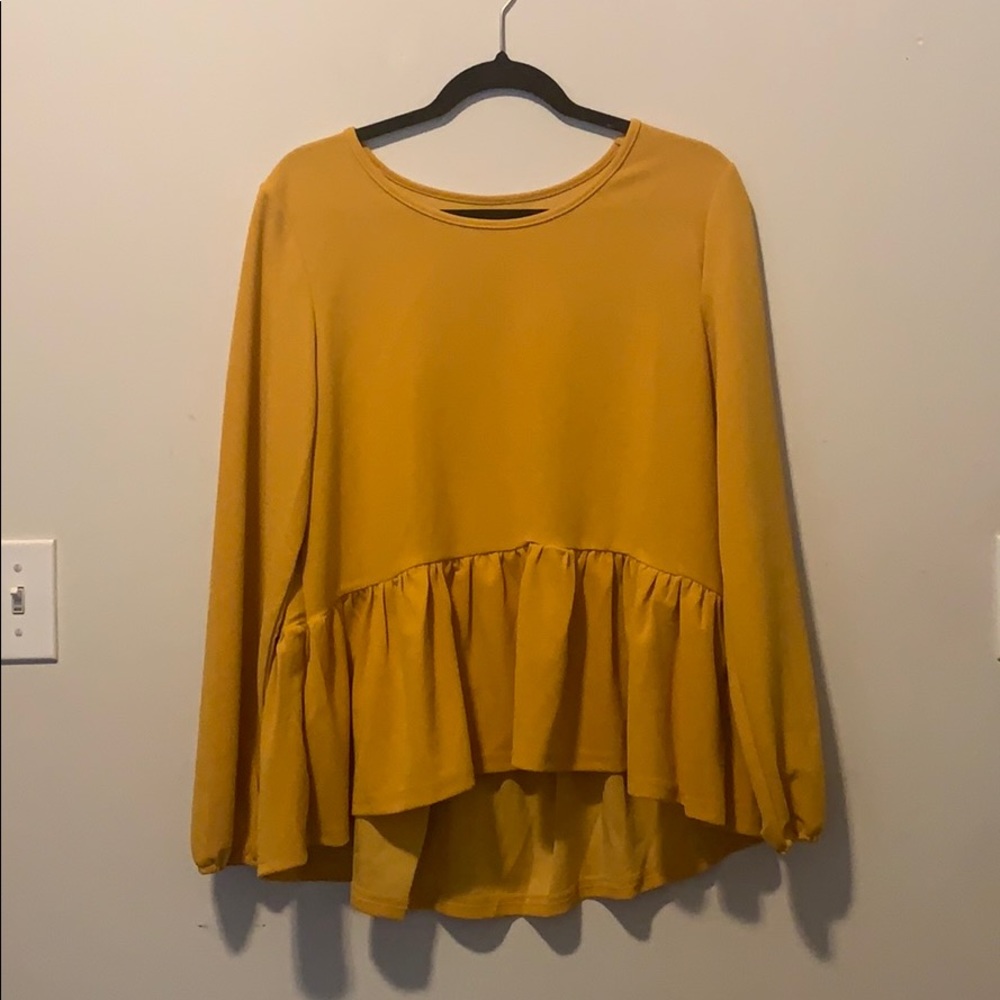 Yellow blouse
